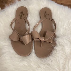Nude Valentino Flip Flops size 40